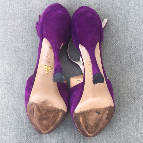 PRADA CALZATURE “Donna” Platform Shoe - Picture 7 of 8